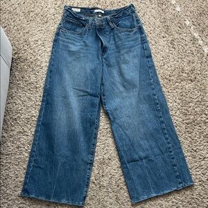 Wide Leg Women’s Levi’s Jeans in Dark Blue